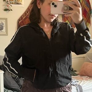 Forever 21 zip up rain jacket